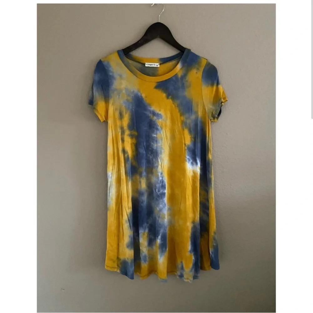 Tie dye dress tshirt style - Picture 2 of 4